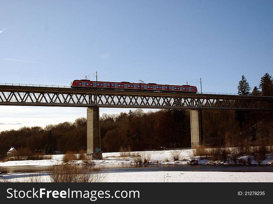 People transportation in germany with train