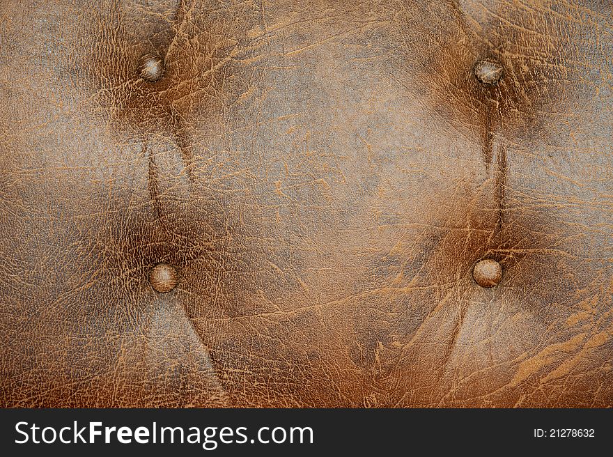 A brown leather texture background