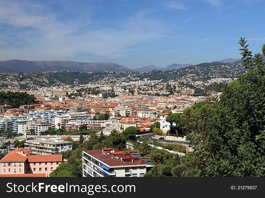 Nice, France, City with view