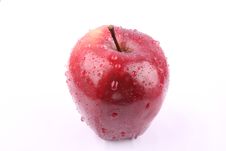 Apple And White Floor Royalty Free Stock Image