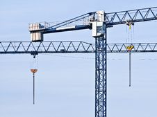 Elevating Cranes Stock Photography
