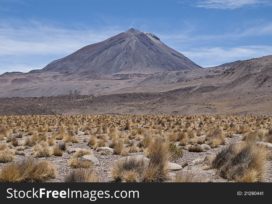 Vulkan Cerro Colorado (Atacama desert). Vulkan Cerro Colorado (Atacama desert)