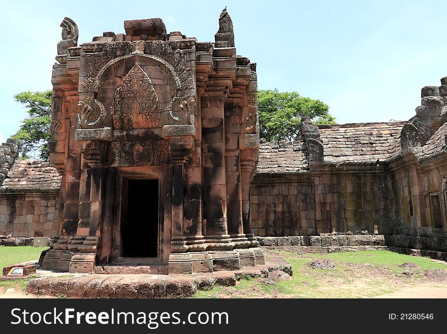 Ancient castle phanomrung,buriram thailand. Ancient castle phanomrung,buriram thailand