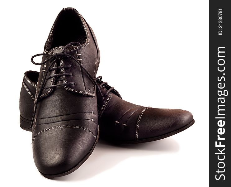 Pair Of Black Male Shoes