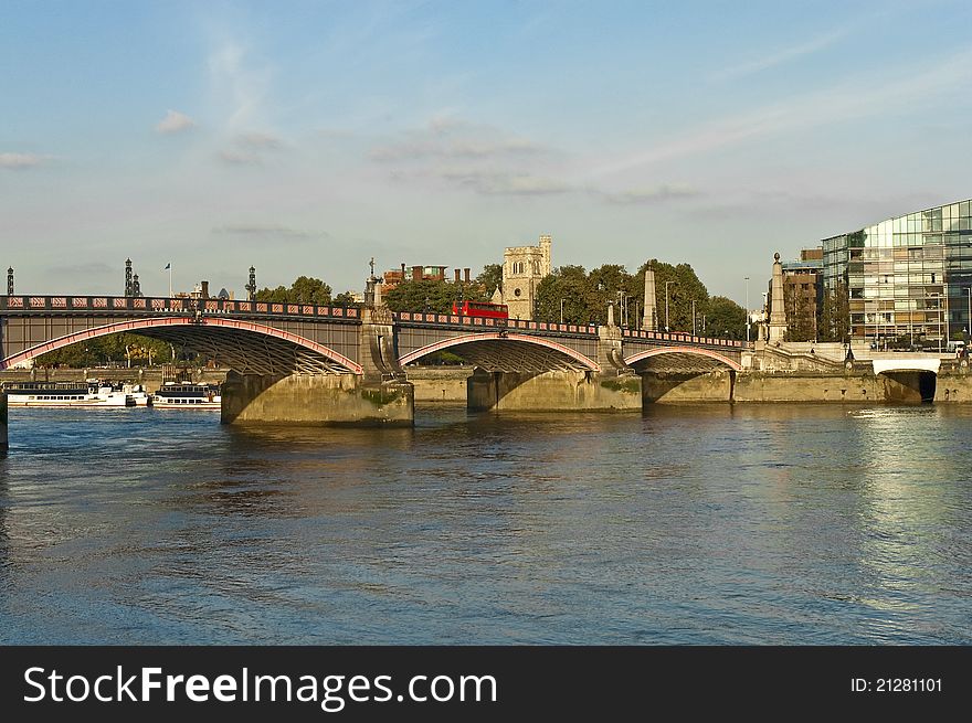 Lambeth Bridge at London