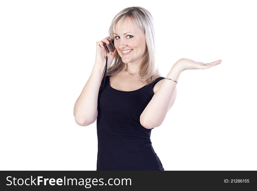 Young Woman Talking On The Phone