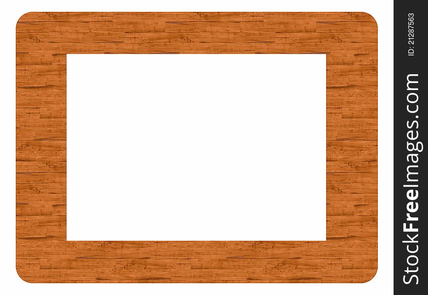 Wooden frame to frame your image. Wooden frame to frame your image