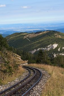 Mountain Railway Royalty Free Stock Image Mountain Railway Royalty Free Stock Image