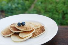 Thick Russian Pancakes Royalty Free Stock Photos Thick Russian Pancakes Royalty Free Stock Photos