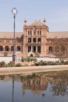 Plaza De Espana In Seville Royalty Free Stock Photography Plaza De Espana In Seville Royalty Free Stock Photography