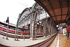 Frankfurt Train Station From Outside Stock Image Frankfurt Train Station From Outside Stock Image