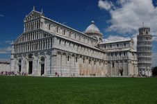 The Piazza Dei Miracoli, Pisa, Tuscany, Italy Stock Image