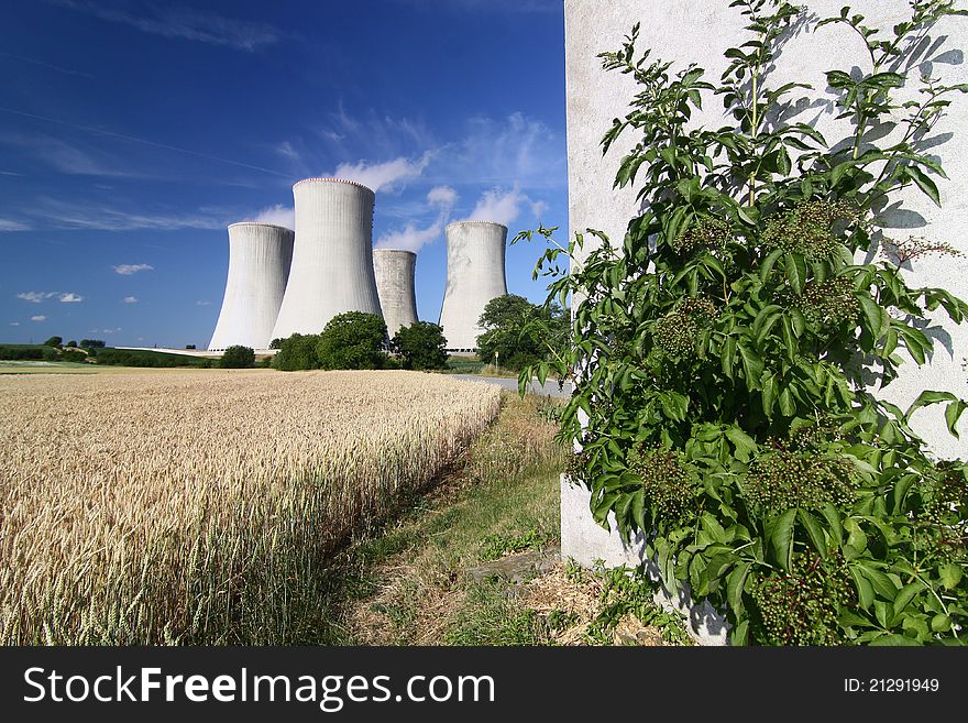 Cooling towers of nuclear power station