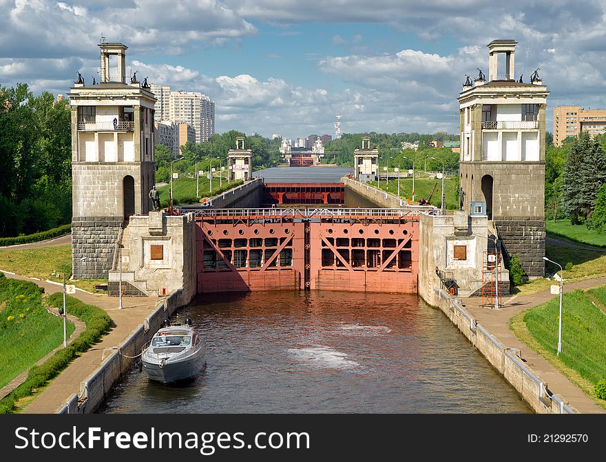 Floodgates On The Moscow Canal