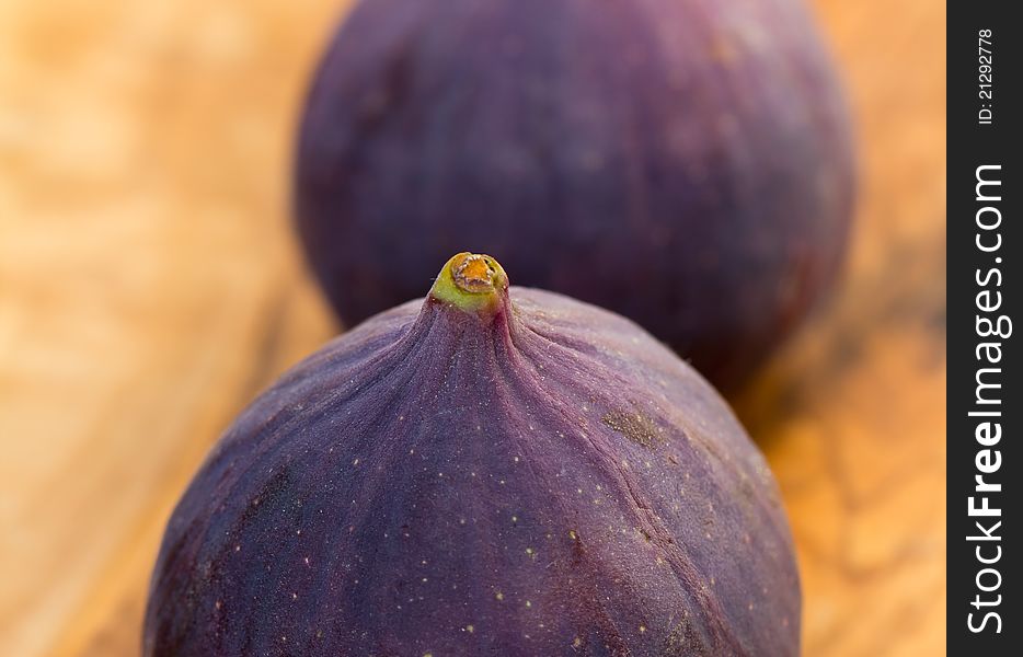 Fresh,ripe Figs,a Close Up Shot