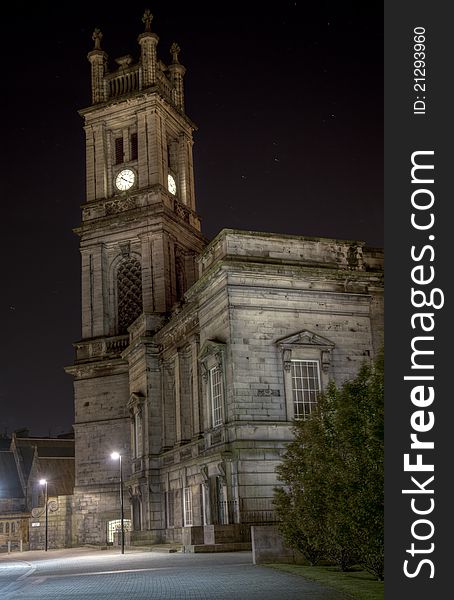 The old St StephenÂ´s church in Edinburgh, Scotland. The old St StephenÂ´s church in Edinburgh, Scotland.