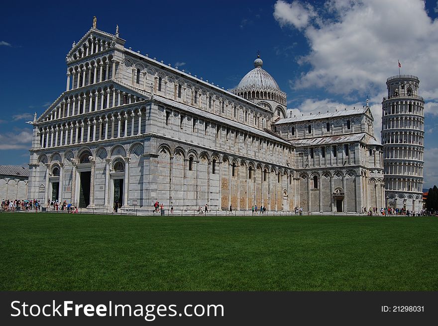 The Piazza Dei Miracoli, Pisa, Tuscany, Italy