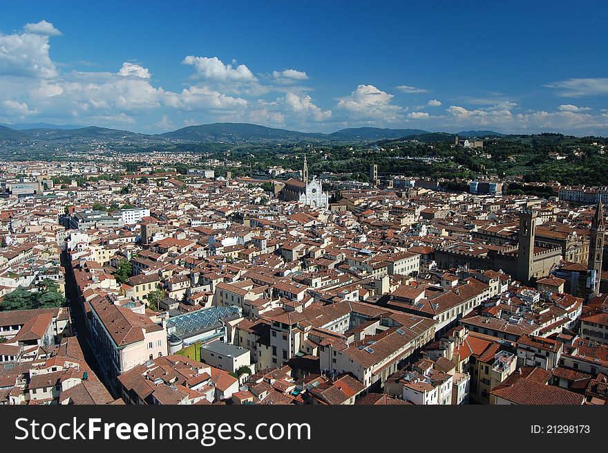 Across The Rooftops Of Florence