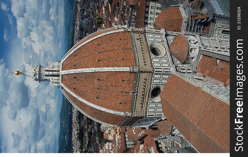 A View Of The Dome Of The Duomo, Florence