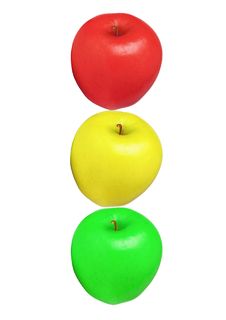Apples Isolated Semaphore Stock Photography Apples Isolated Semaphore Stock Photography