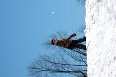 Boy Throwing Snowball Stock Images Boy Throwing Snowball Stock Images