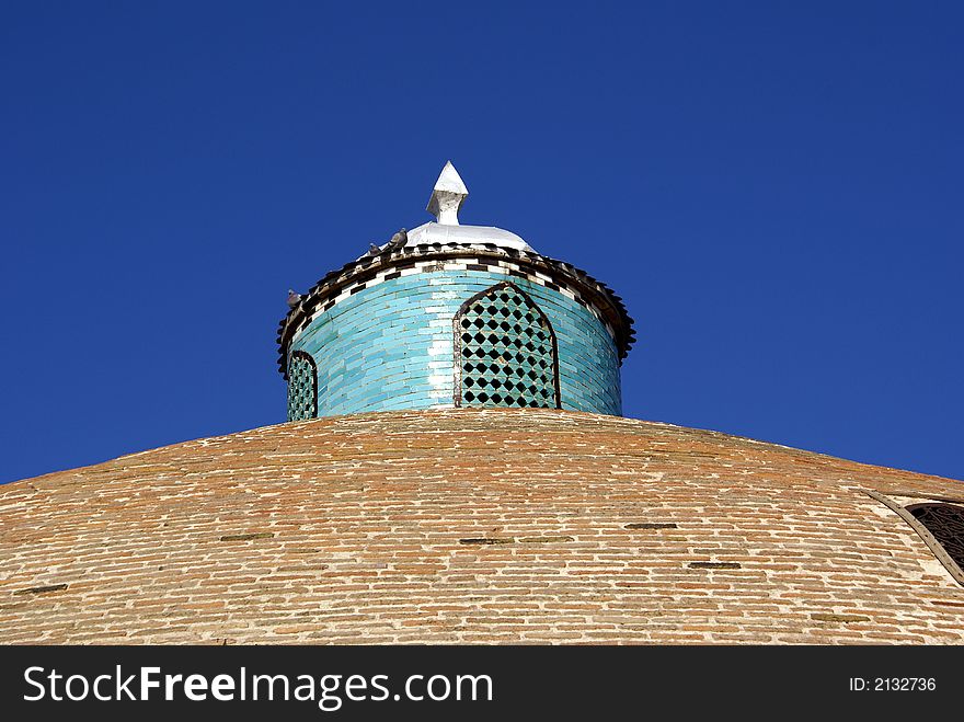 Top of the dome and small towe