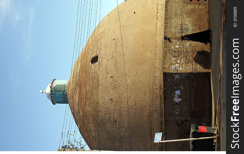 Building With Dome And Woman O