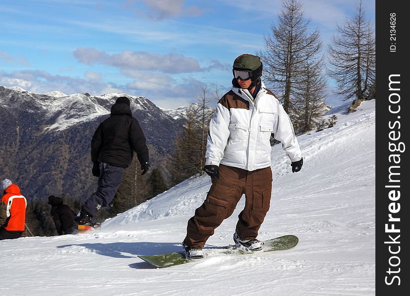 Italian Alps. Winter. Snowboarding season!. Italian Alps. Winter. Snowboarding season!