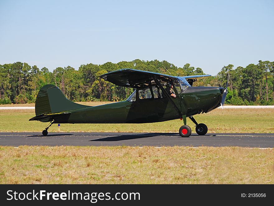 Vintage Cessna Airplane