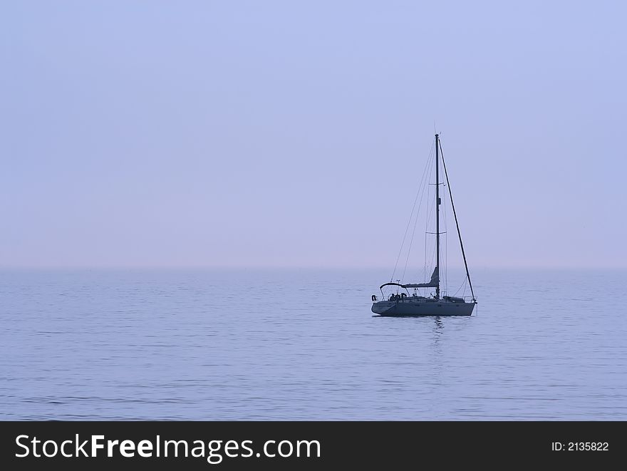 Boat in calm waters