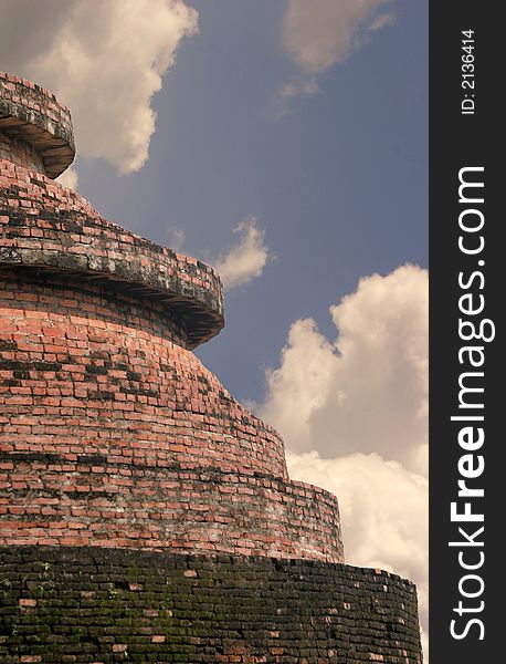 Temple Stupa Ancient Suhkothai Thailand