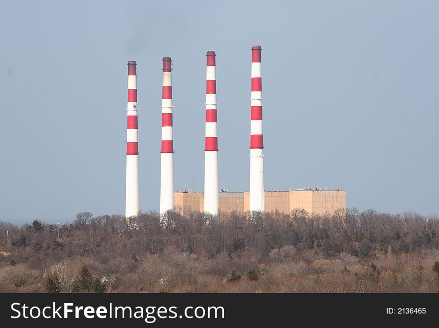 Electric Power Plant on Long Islands North Shore