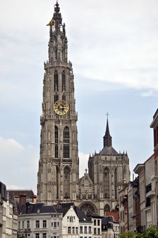 Belfry, Antwerp Royalty Free Stock Photo