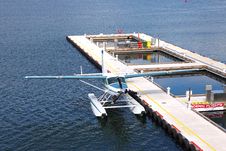 Seaplane Parked In Vancouver BC, Canada. Stock Photos Seaplane Parked In Vancouver BC, Canada. Stock Photos