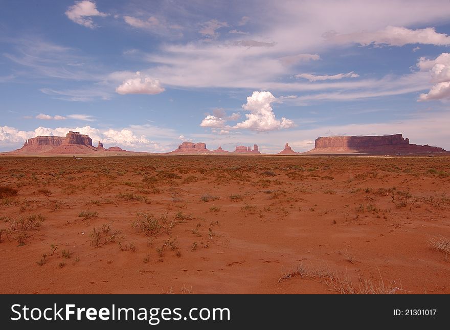 Monument Valley In The Distance