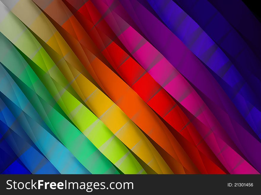 3d Colorful Abstract Background