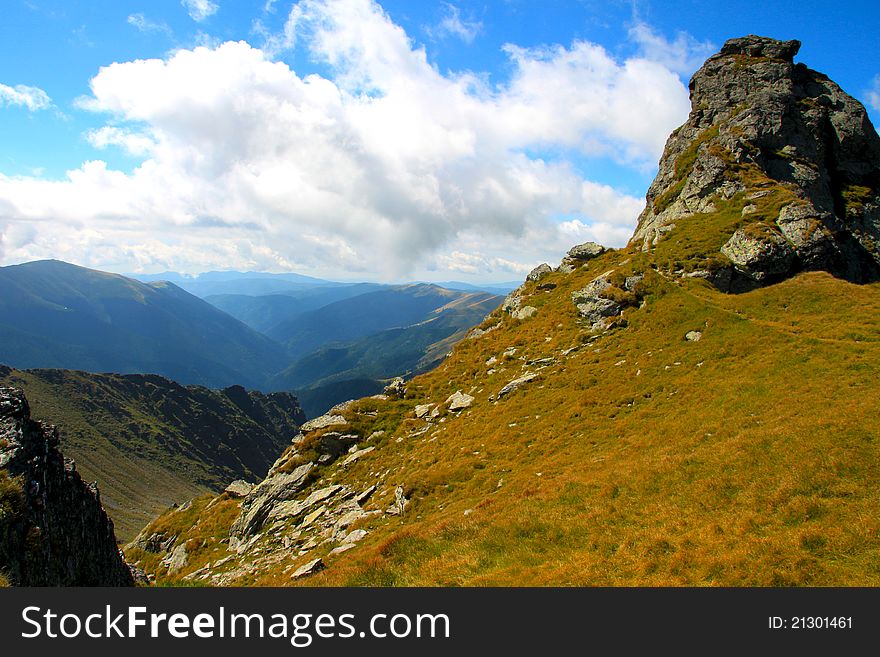 The Carpathians with long range of vision