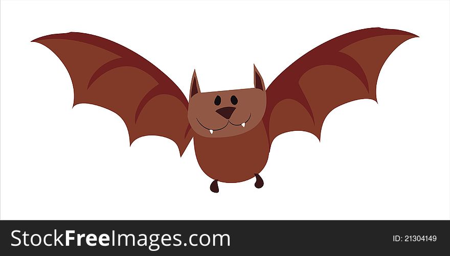 Illustration of bet animal with vector file