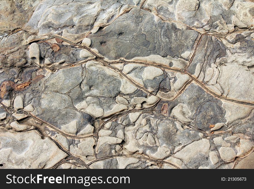 A detail of tide pool seabed exposed along the California coast on the Point Loma Peninsula. A detail of tide pool seabed exposed along the California coast on the Point Loma Peninsula.