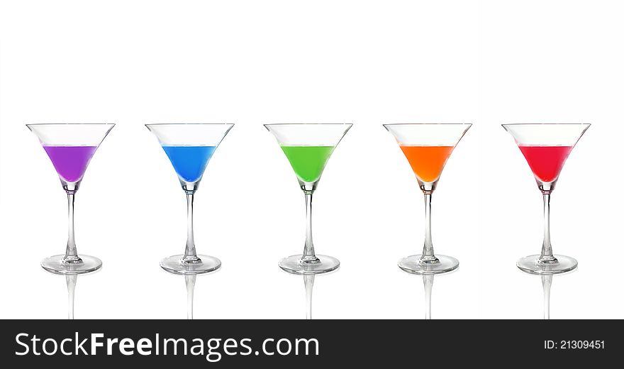 Very attractive glasses on white background.
