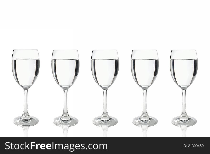 Very attractive glasses on white background.