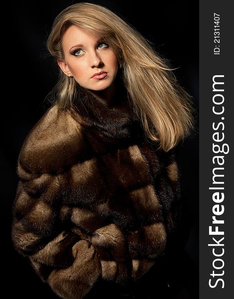 Woman In Fur Jacket