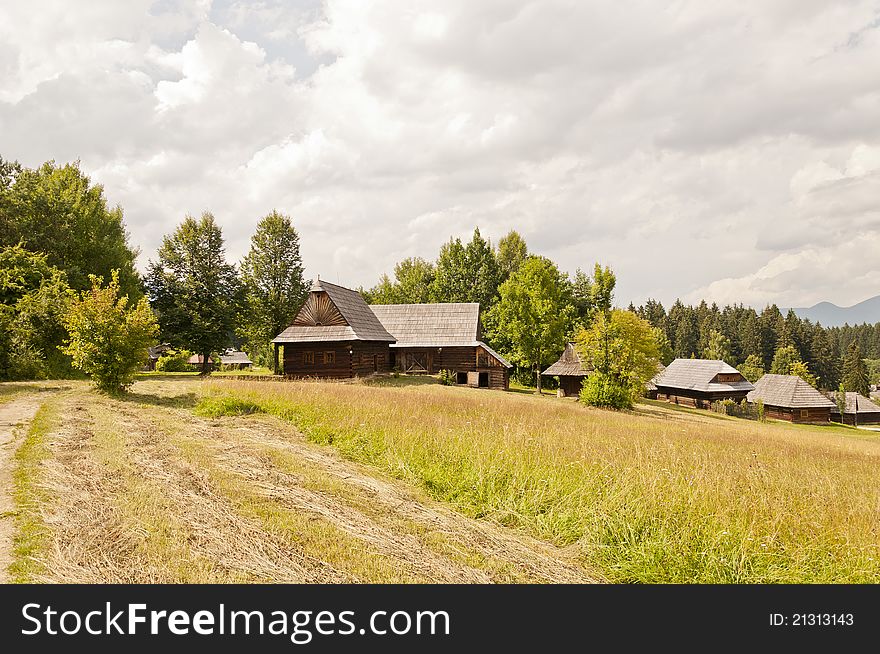 Traditional slovak village