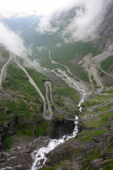 Trollstigen Vegen Royalty Free Stock Images Trollstigen Vegen Royalty Free Stock Images