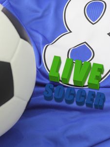 LIVE SOCCER Royalty Free Stock Photo LIVE SOCCER Royalty Free Stock Photo