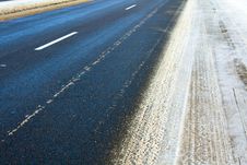 Winter Road Royalty Free Stock Photos Winter Road Royalty Free Stock Photos