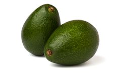 Two Avocados Royalty Free Stock Image Two Avocados Royalty Free Stock Image