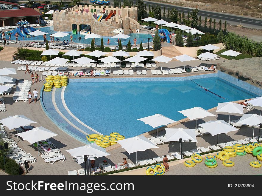 Aqua Land in Nesebar, Bulgaria. Aqua Land in Nesebar, Bulgaria