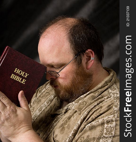 Man With Bible