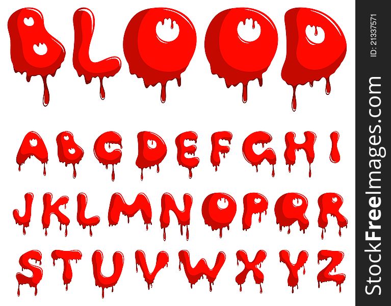 Blood alphabet